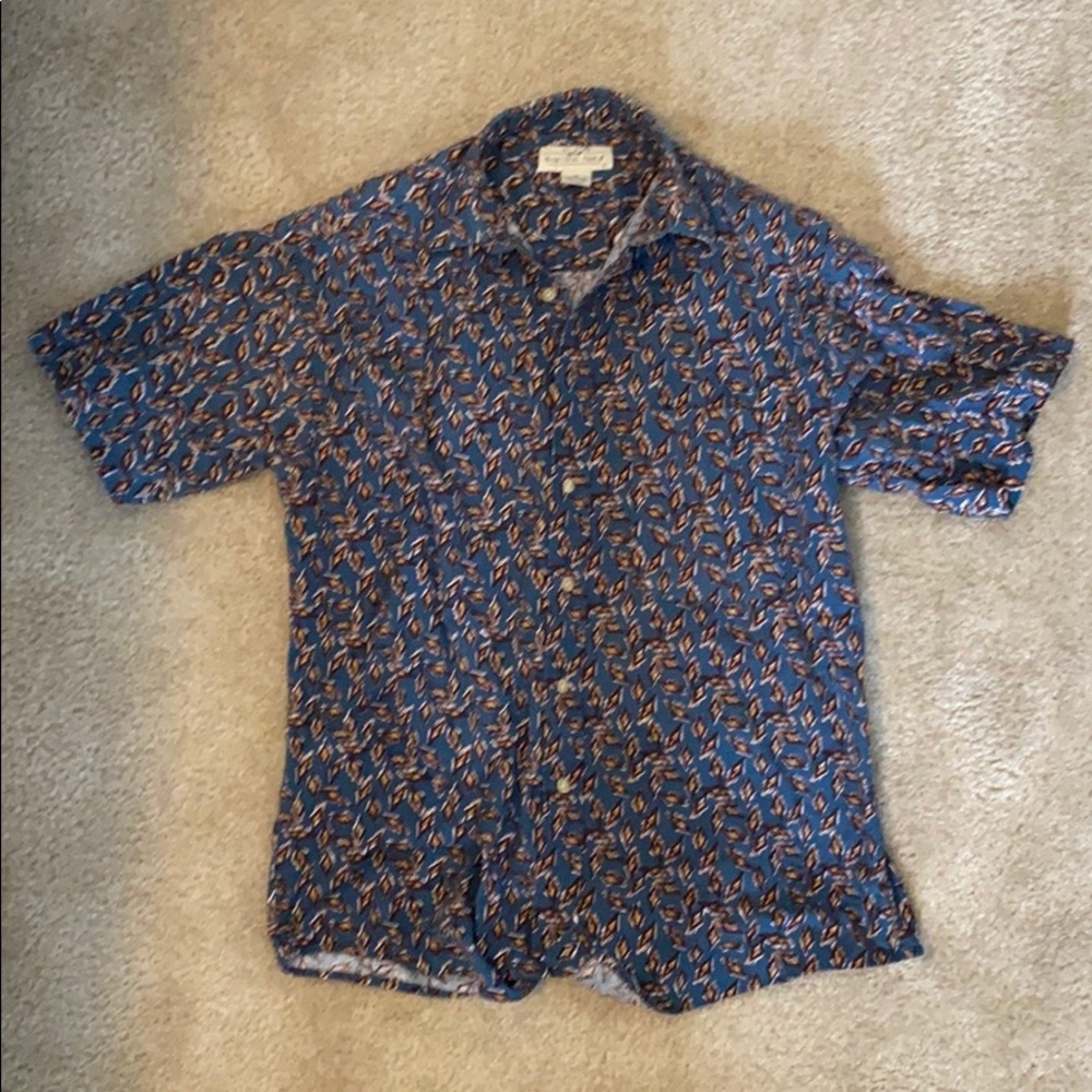 Retro short sleeve button down